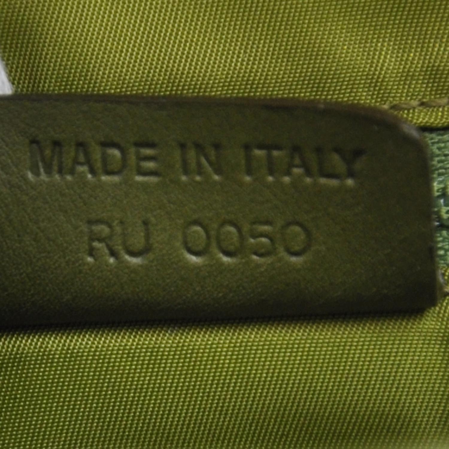 Christian Dior Ostrich Double Saddle Bag Green 8 of 9