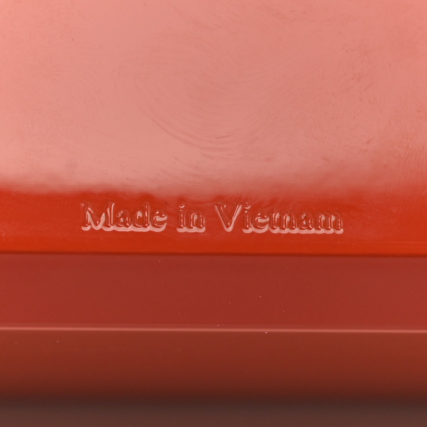 Lacquered Wood Facettes H en Dedale Jewelry Box Orange Sanguine