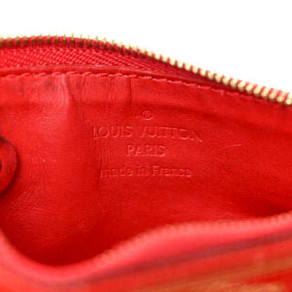 Louis Vuitton Vernis Key Pouch Cherry 6 of 19