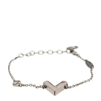 Louis Vuitton Essential V Supple Bracelet Silver 1 of 6