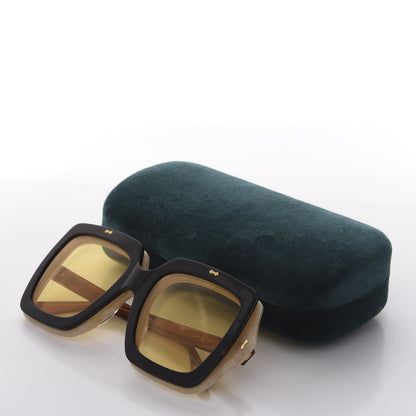 Gucci Acetate Oversized Flip Up Sunglasses GG0088S Tortoise 9 of 9