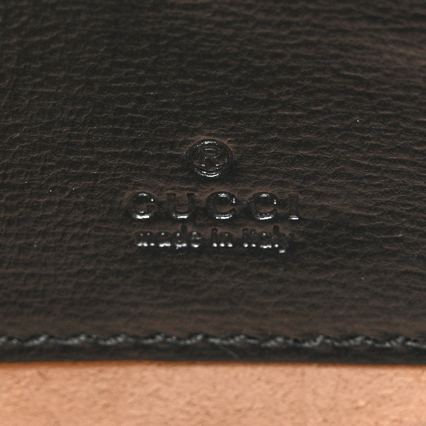 Azalea Calfskin Web Monochrome Horsebit 1955 Wallet On Strap Black