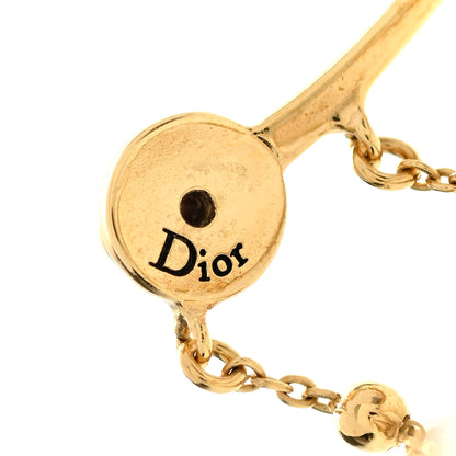 Christian Dior Pearl Shiny-D Earring Gold 4 of 4
