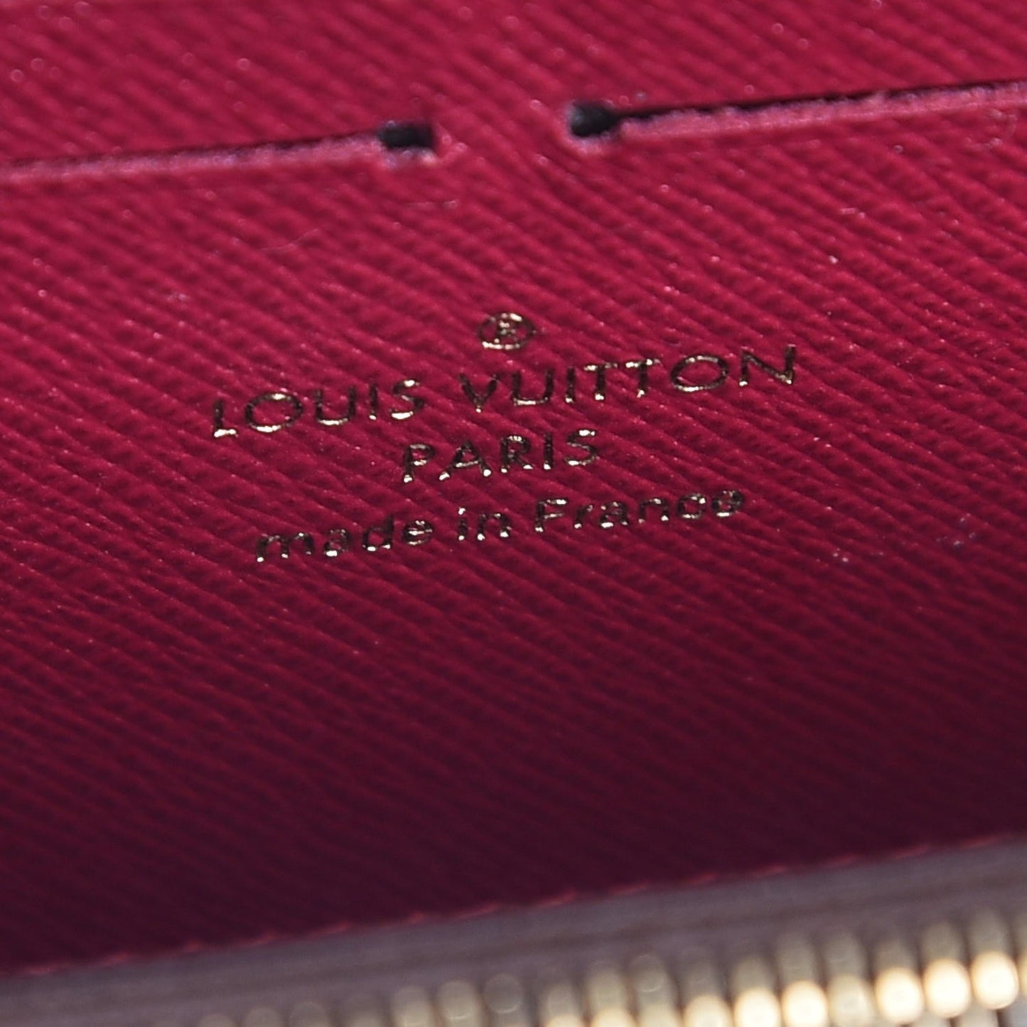 Monogram Clemence Wallet Fuchsia