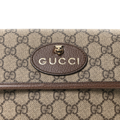 Gucci GG Supreme Monogram Neo Vintage Web Belt Bag Brown 7 of 9