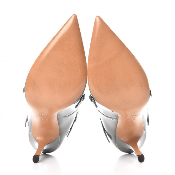 Patent Love Latch 100mm Pumps 36.5 Pebble Poudre