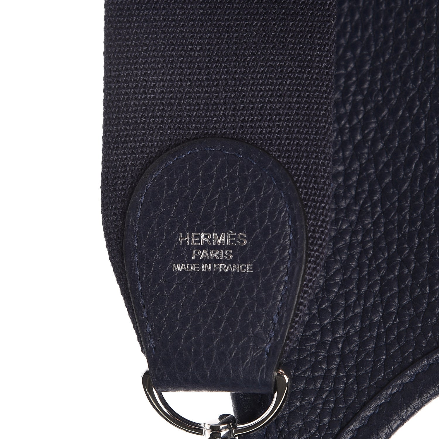 Hermes Taurillon Clemence Evelyne III PM Bleu Nuit 10 of 12