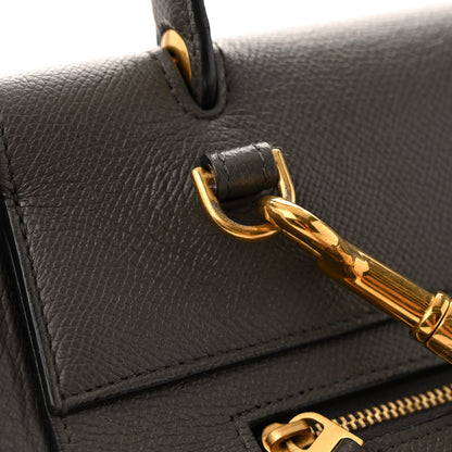 Celine Grained Calfskin Mini Belt Bag Grey 12 of 13
