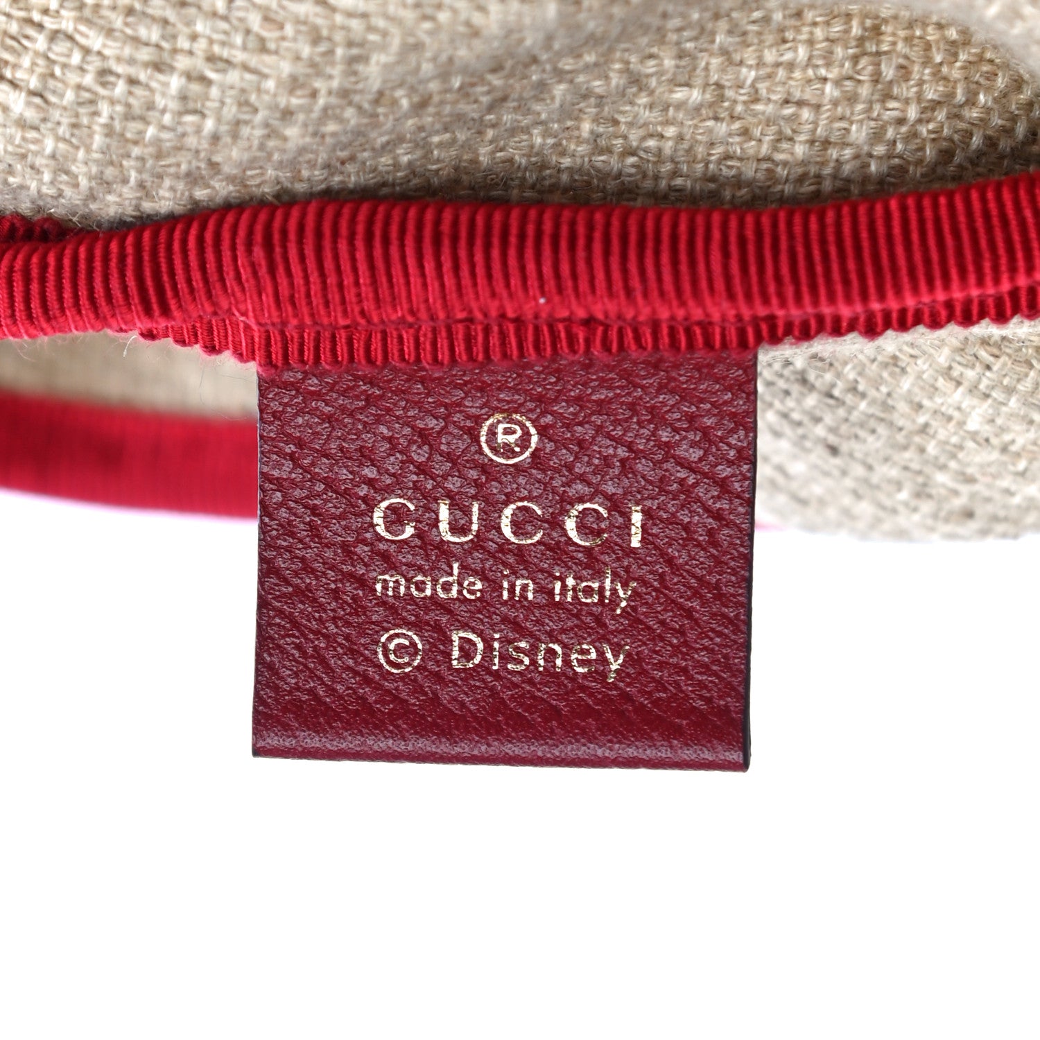 Gucci Straw Juta Printed Arles Tote Beige 6 of 11