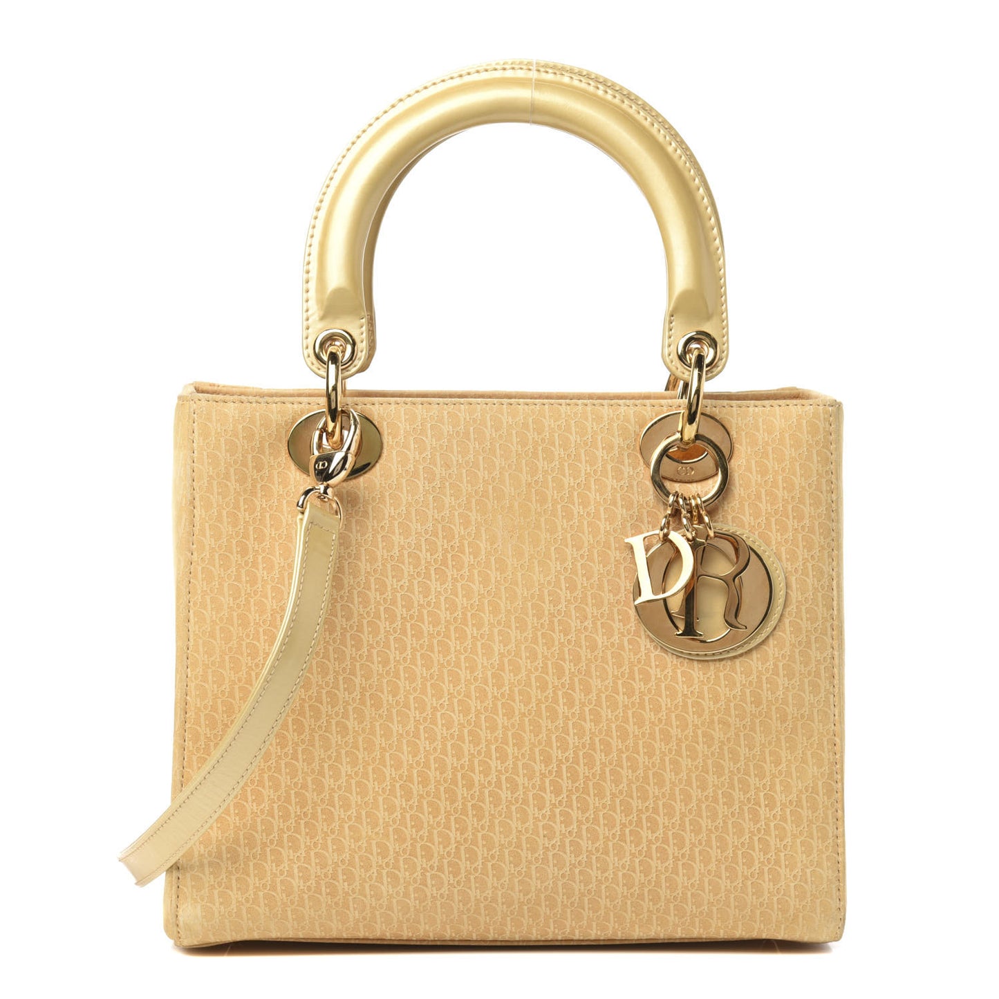 Nubuck Diorissimo Medium Lady Dior Gold
