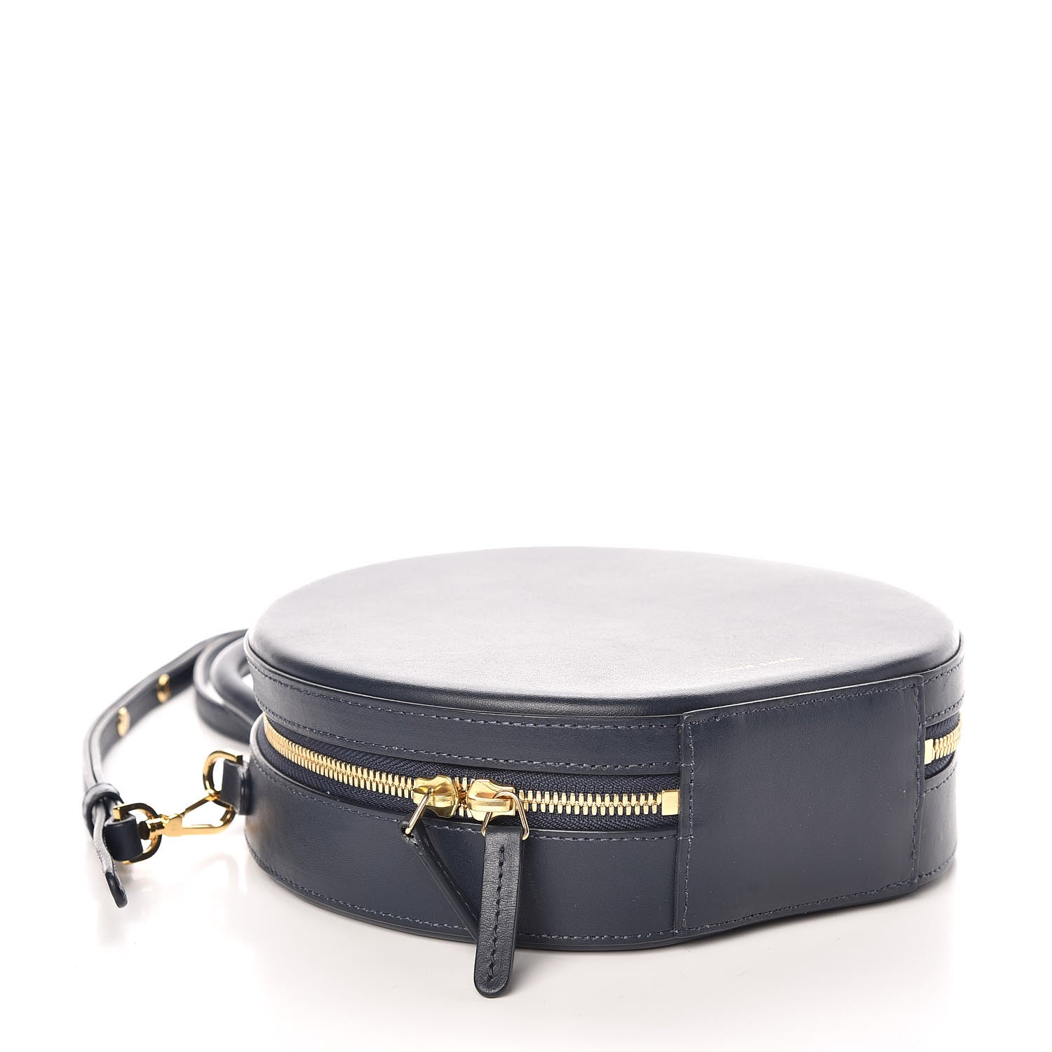 Mansur Gavriel Calfskin Circle Crossbody Bag Blu 4 of 7