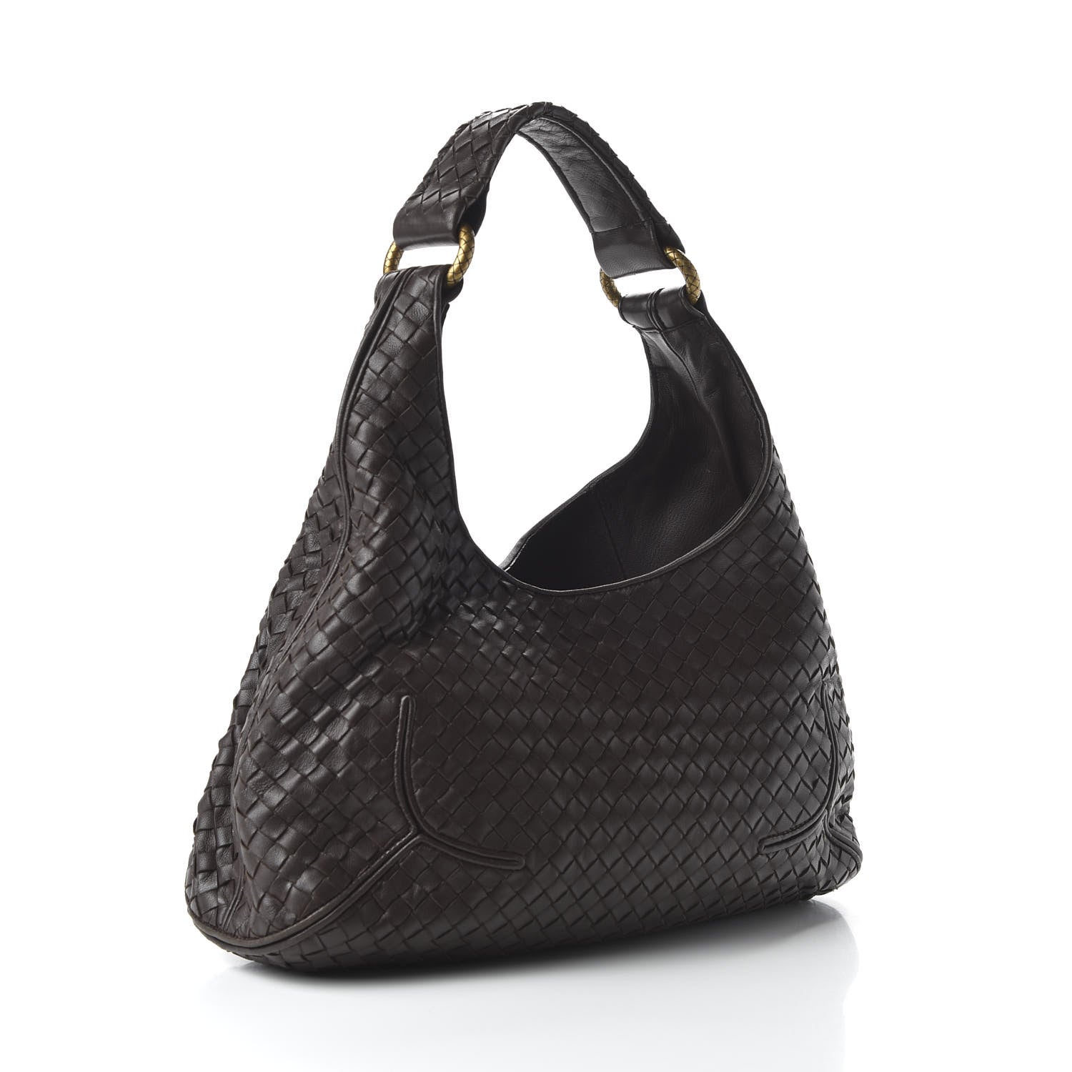 Bottega Veneta Nappa Intrecciato New Ball Hobo Ebano 3 of 9