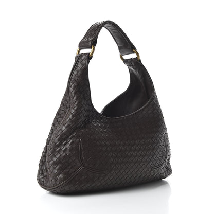 Bottega Veneta Nappa Intrecciato New Ball Hobo Ebano 3 of 9