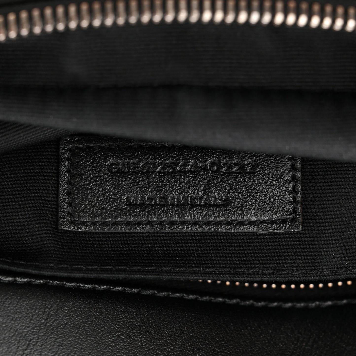 Calfskin Matelasse Monogram Lou Camera Bag Black