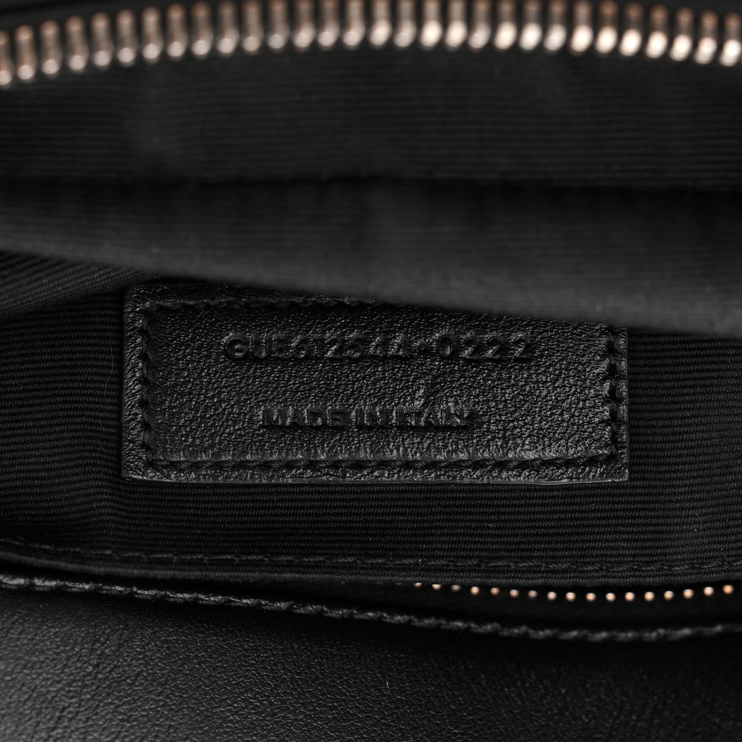 Saint Laurent Calfskin Matelasse Monogram Lou Camera Bag Black 7 of 11
