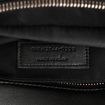 Saint Laurent Calfskin Matelasse Monogram Lou Camera Bag Black 7 of 11