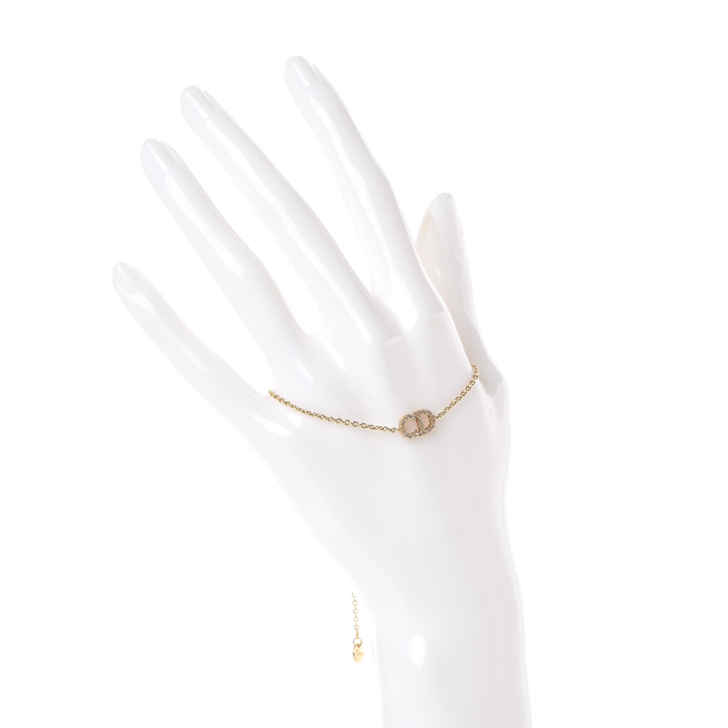 Christian Dior Crystal Clair D Lune Bracelet Gold 2 of 7