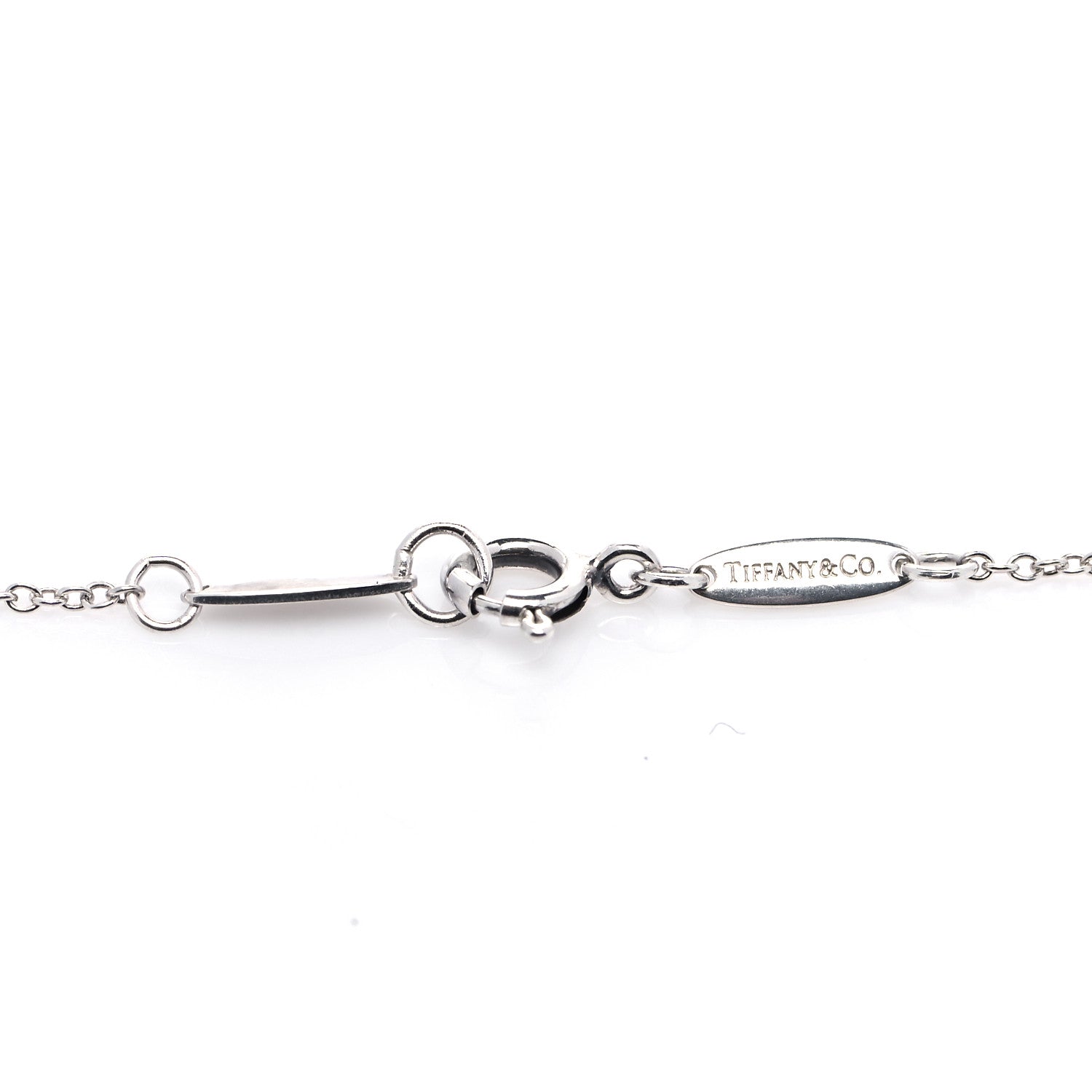 Tiffany Sterling Silver Turquoise Heart Pendant Necklace 3 of 5