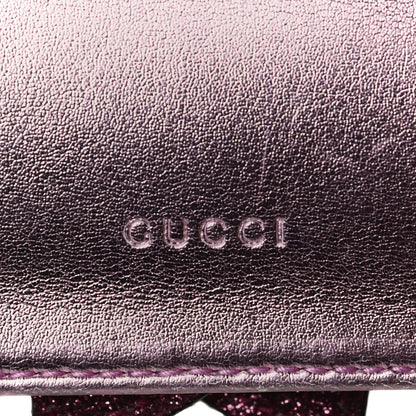 Gucci Calfskin Glitter Bow Wristlet Pink Rose 16 of 16