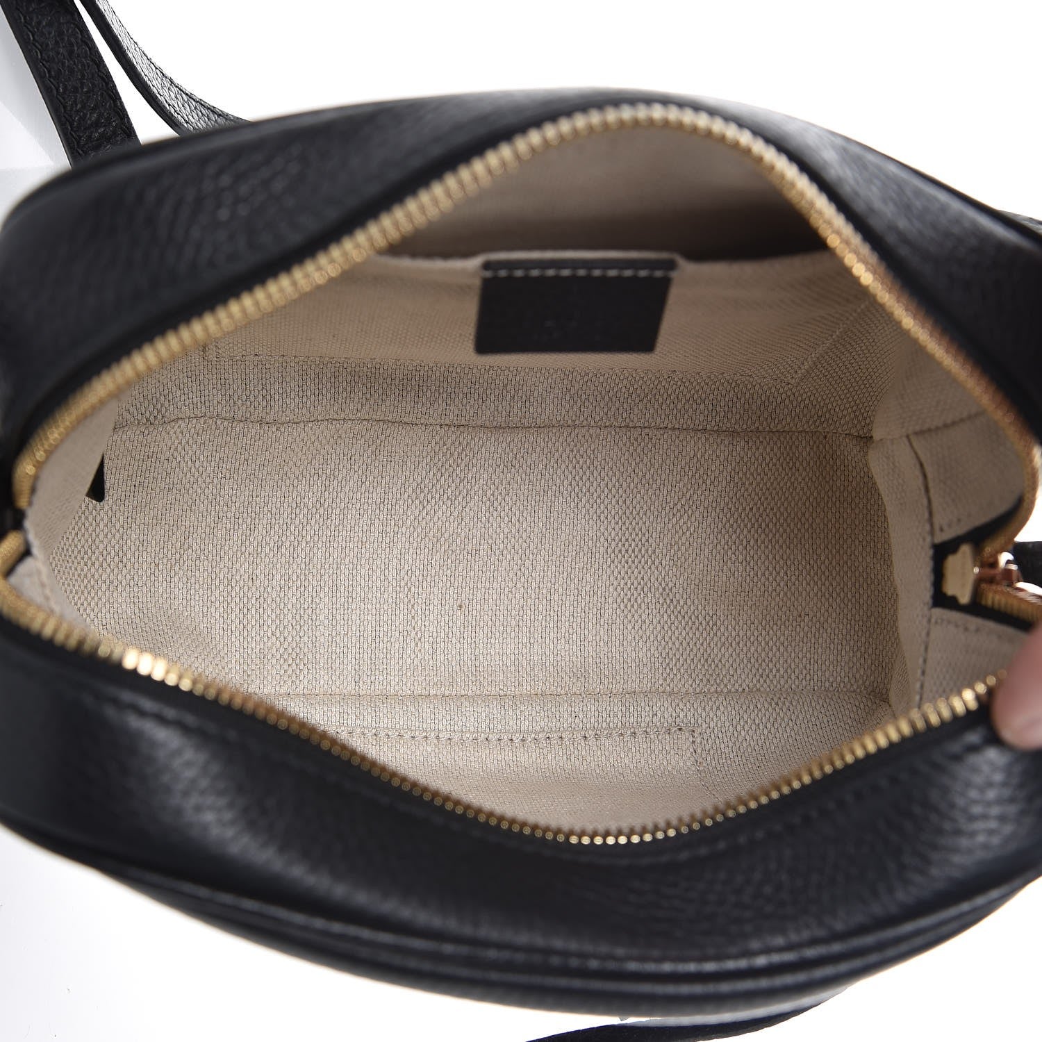 Gucci Pebbled Calfskin Small Soho Disco Bag Black 5 of 7