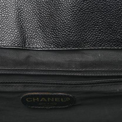 Chanel Caviar CC Shopper Tote Black 13 of 20