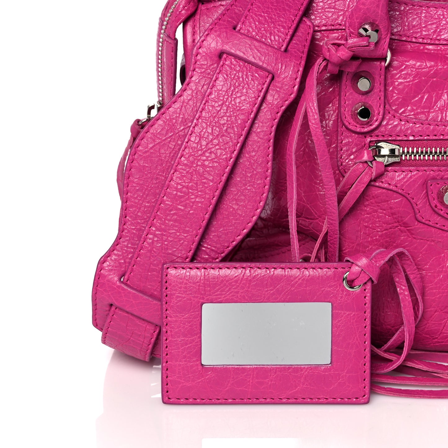 Agneau Classic Silver Hardware S City Rose Magenta