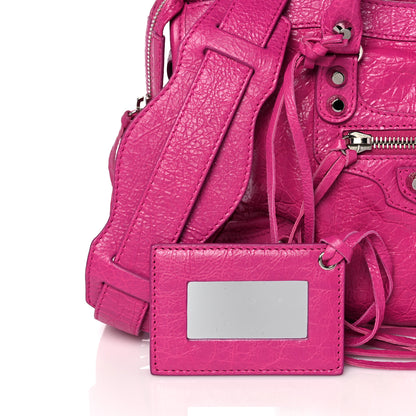 Balenciaga Agneau Classic Silver Hardware S City Rose Magenta 7 of 10