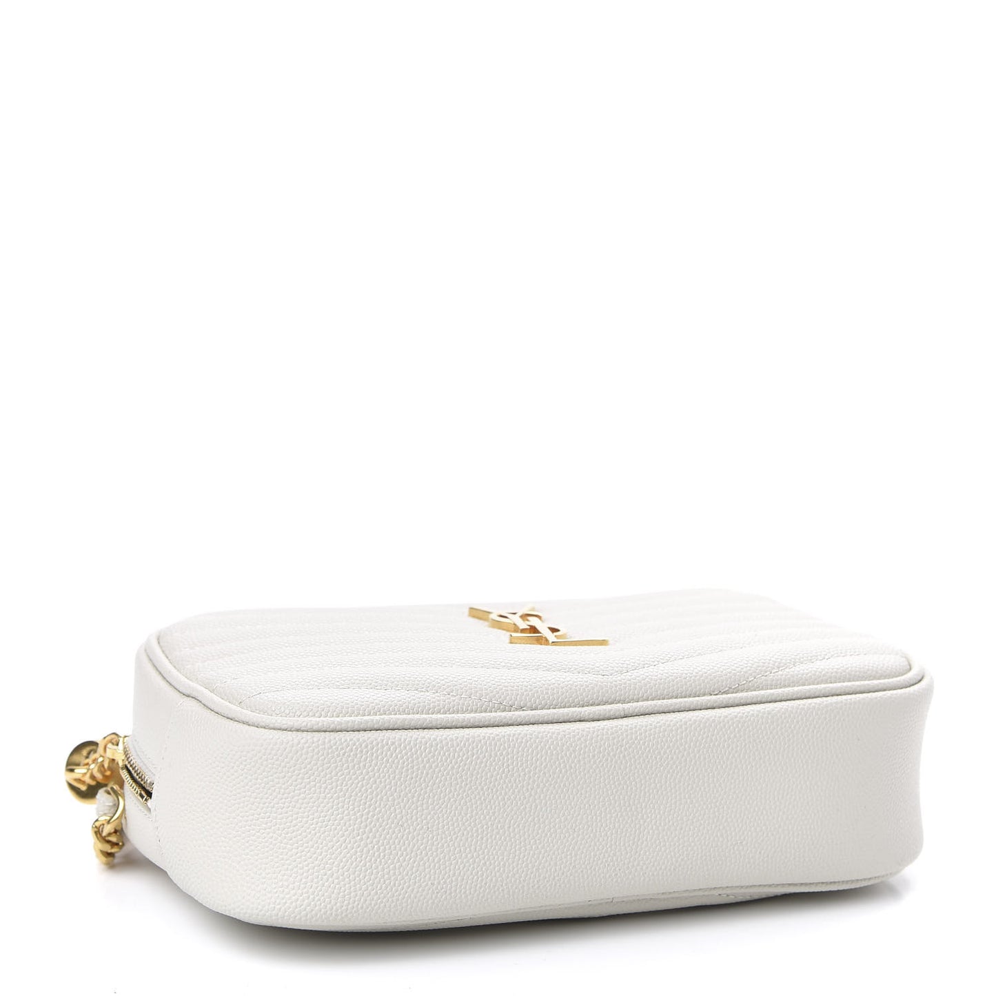 Grain De Poudre Matelasse Monogram Mini Lou Camera Bag Crema Soft