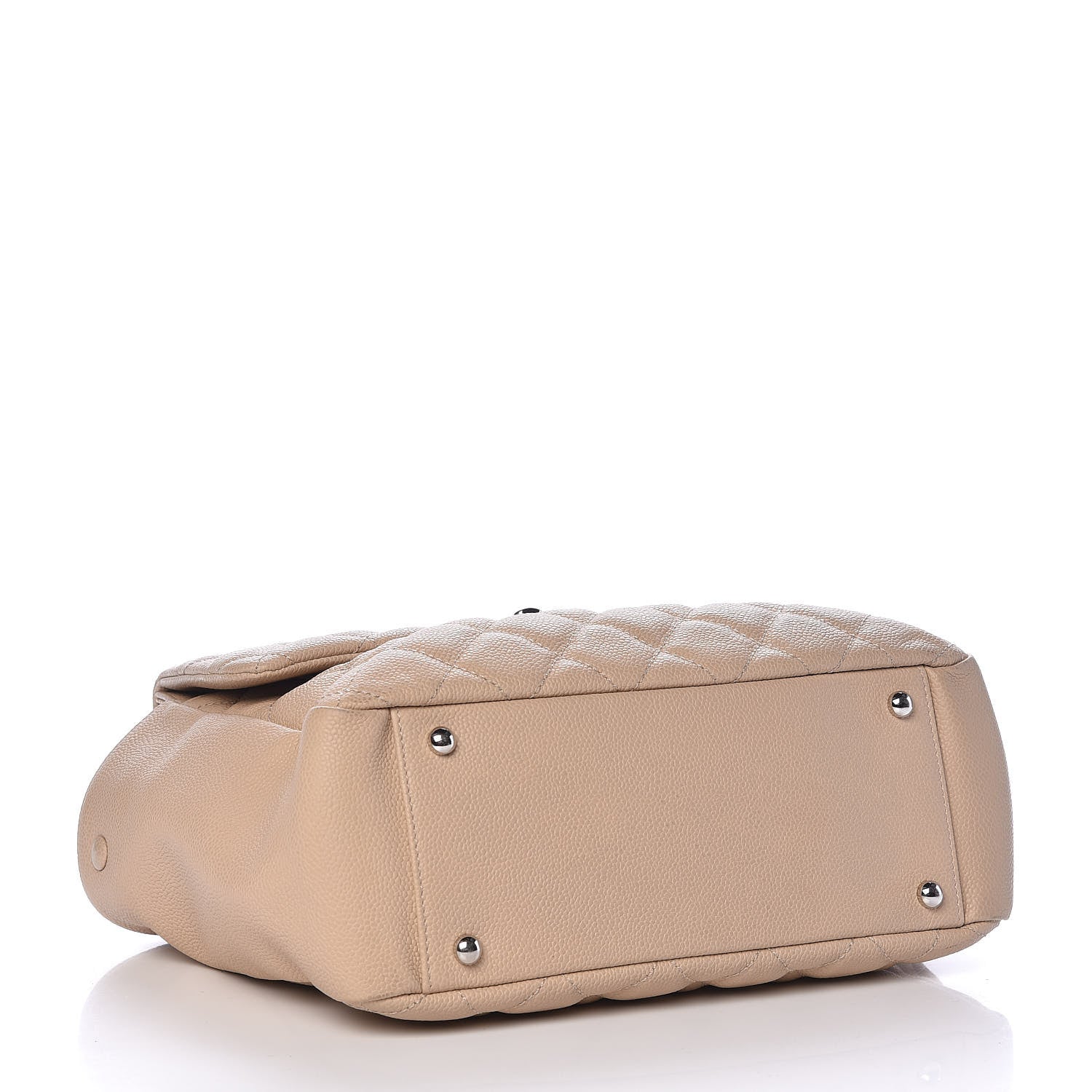 Chanel Caviar Quilted Easy Zip Tote Beige 4 of 11
