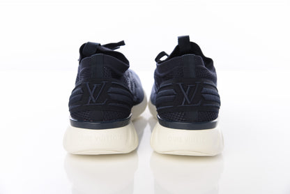 Louis Vuitton Knit Damier Fastlane Sneakers 8 Blue 23 of 30