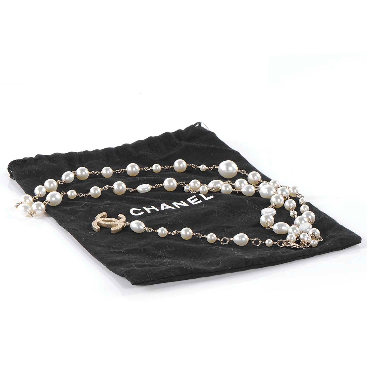 CC Irregular Pearl Belt Gold