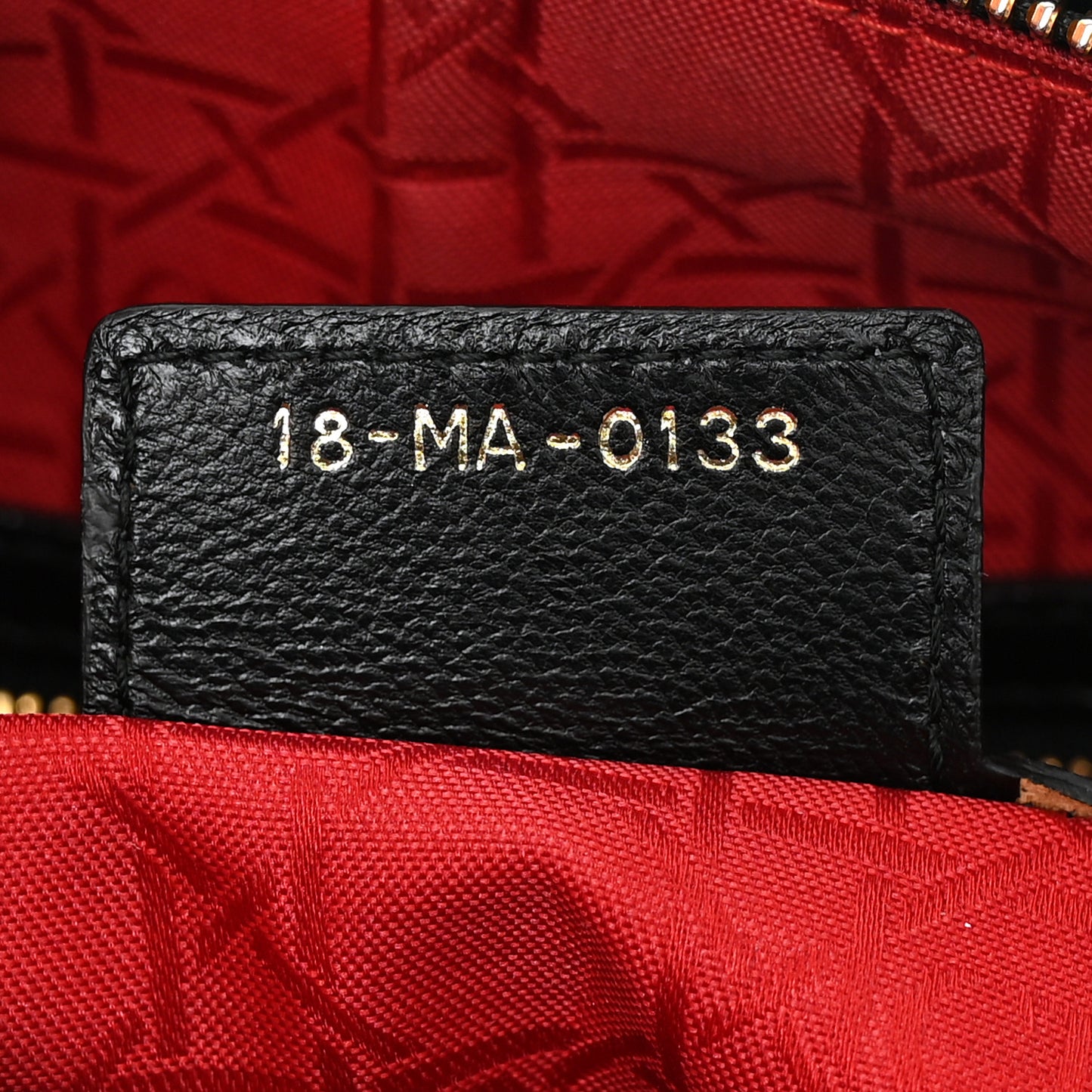 Lambskin Cannage Large Lady Dior Black