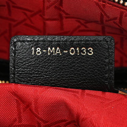 Christian Dior Lambskin Cannage Large Lady Dior Black 7 of 13