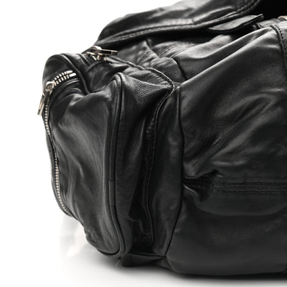 Alexander Wang Lambskin Marti Backpack Washed Black Hardware 7 of 8