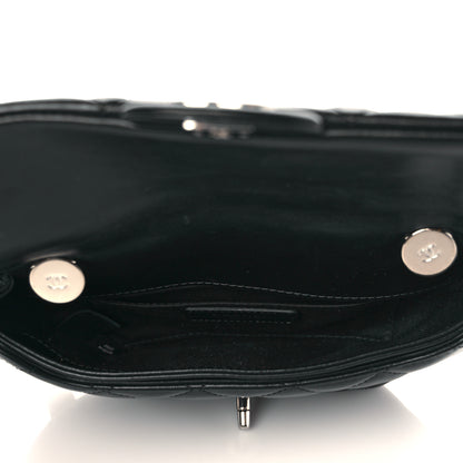 Chanel Calfskin Quilted CC Uniform Flap Belt Bag Black 4 of 9