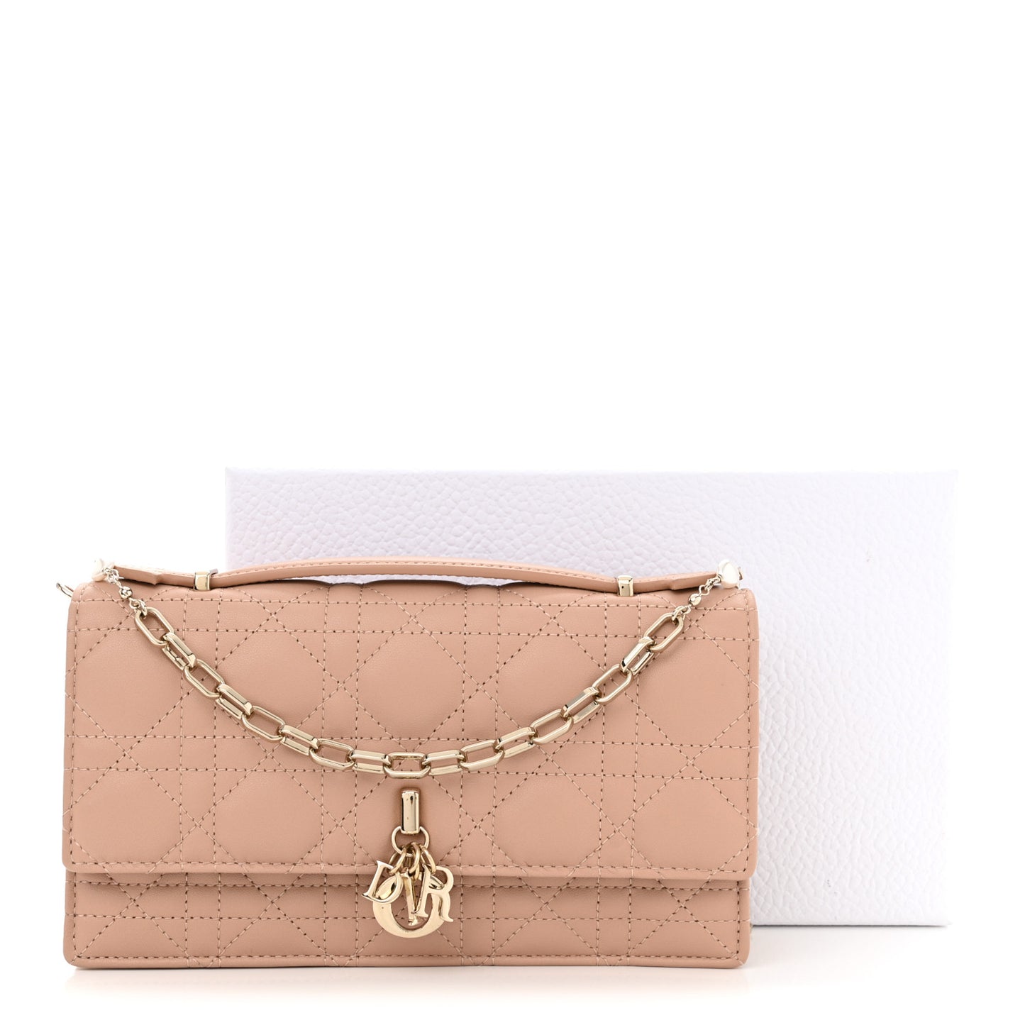 Lambskin Cannage Mini My Dior Bag Rose Des Vents