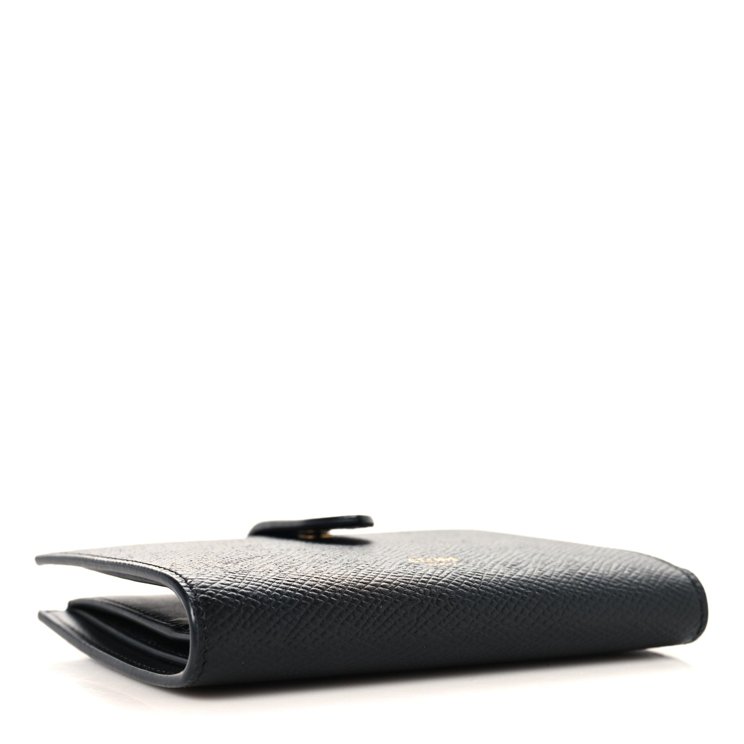 Celine Grained Calfskin Medium Multifunction Strap Wallet Black 4 of 8