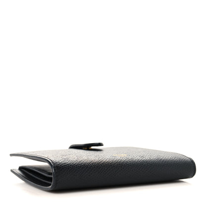 Celine Grained Calfskin Medium Multifunction Strap Wallet Black 4 of 8