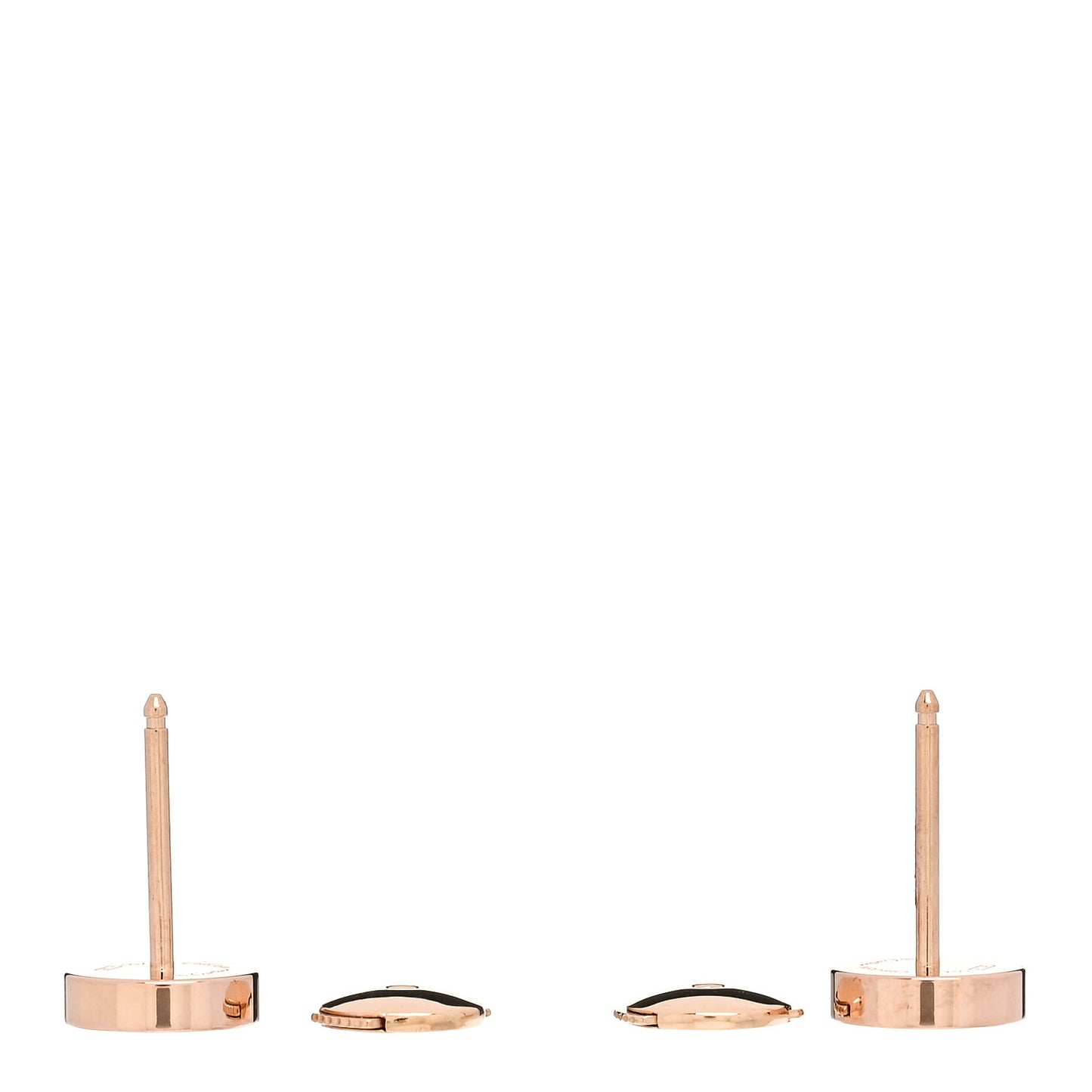 18K Pink Gold LOVE Earrings