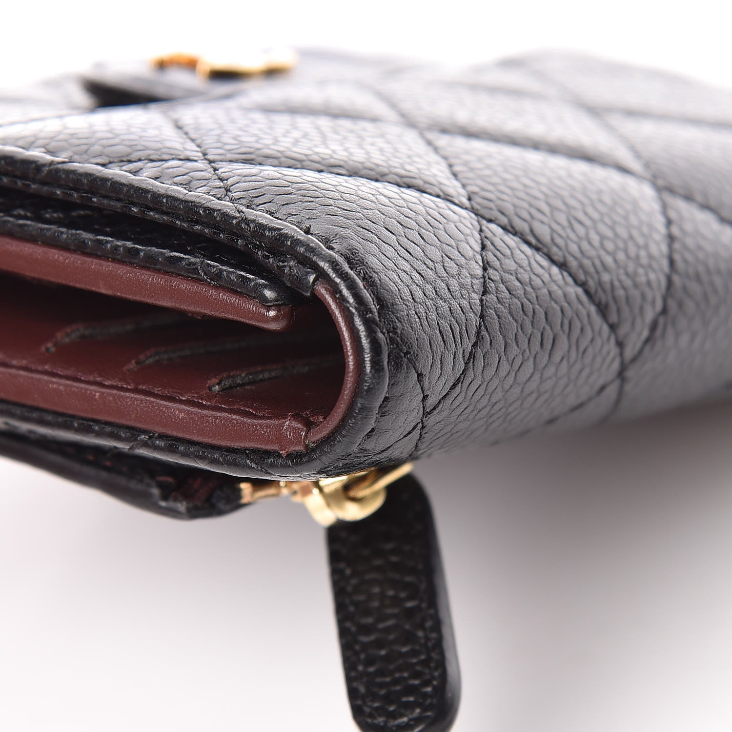 Chanel Caviar Quilted Compact Flap Wallet Black 15 of 16