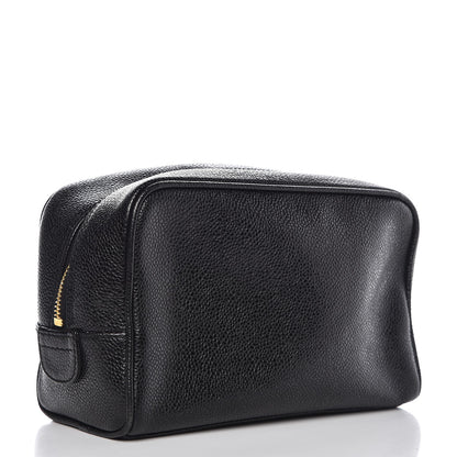 Chanel Caviar Timeless CC Cosmetic Pouch Bag Black 3 of 10