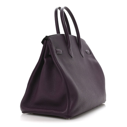 Hermes Togo Birkin 35 Cassis 3 of 11