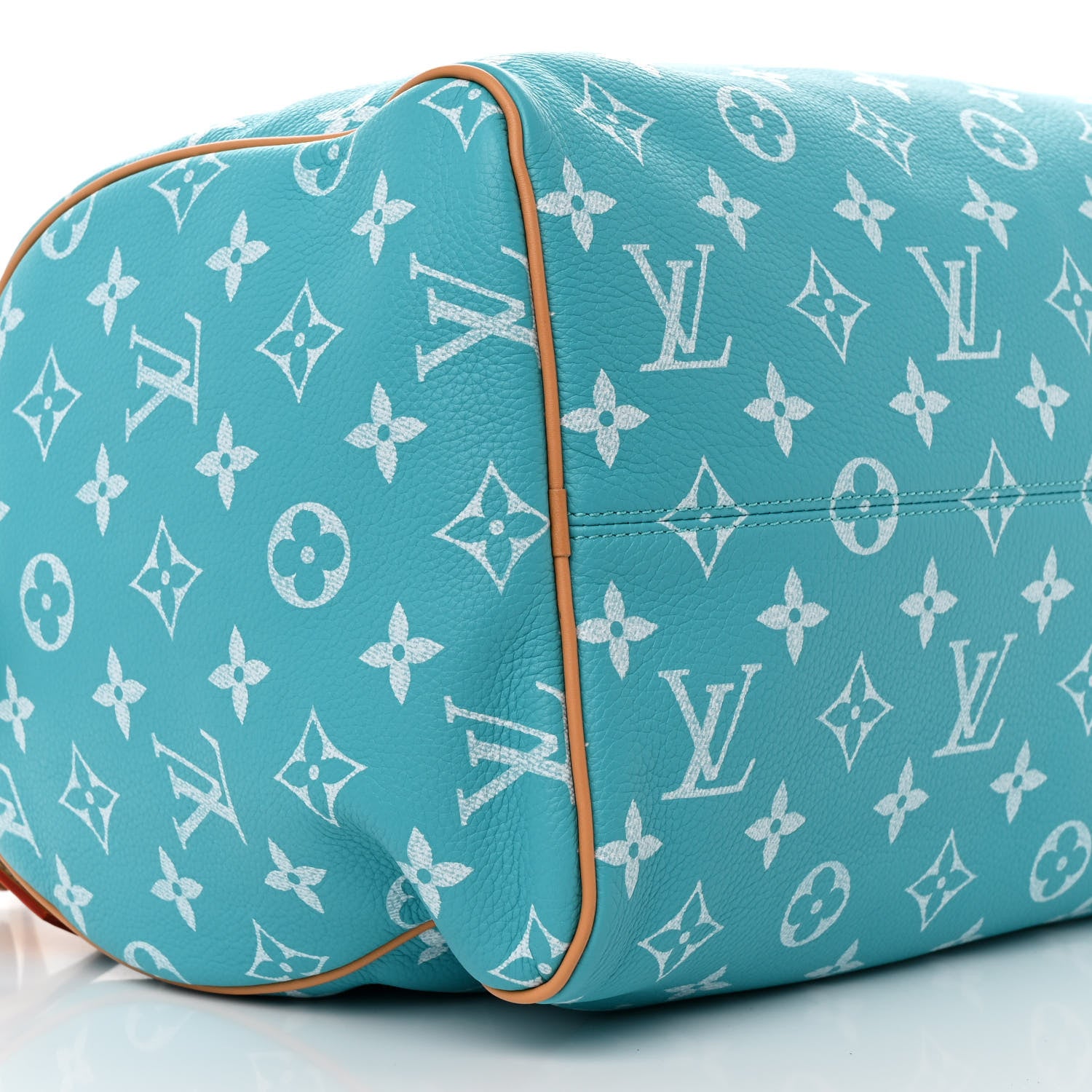 Louis Vuitton Calfskin Monogram Speedy P9 Bandouliere 40 Turquoise 10 of 11