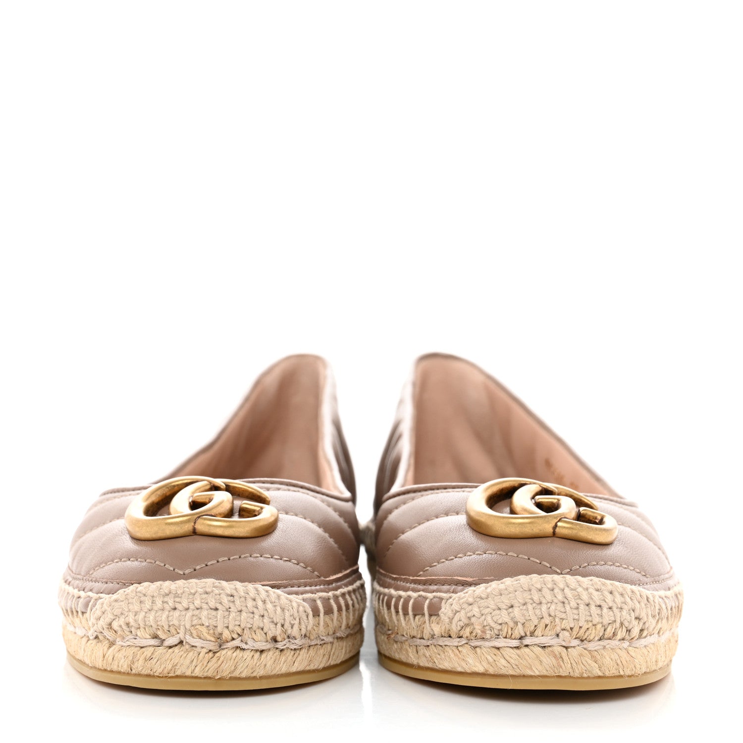 Gucci Nappa Matelasse GG Marmont Espadrilles 37 Porcelain Rose 2 of 9