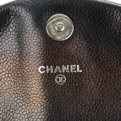 Chanel Caviar Half Moon Wallet On Chain WOC Black 6 of 8
