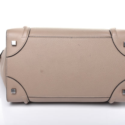 Celine Drummed Calfskin Mini Luggage Dune 16 of 24