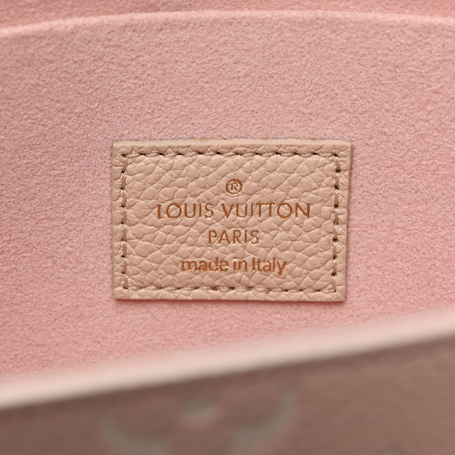 Louis Vuitton Empreinte Spring in the City Felicie Pochette Chain Wallet Pink Beige Yellow 7 of 10