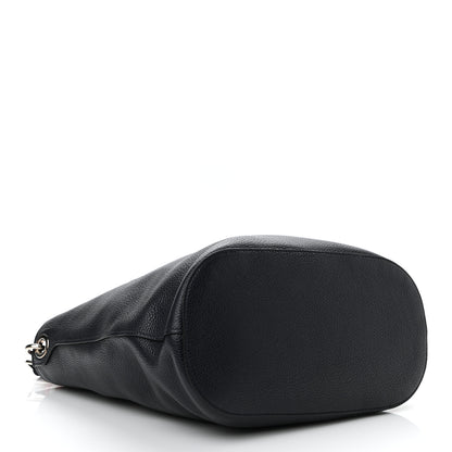 Prada Vitello Daino Logo Crossbody Bag Baltico 4 of 9