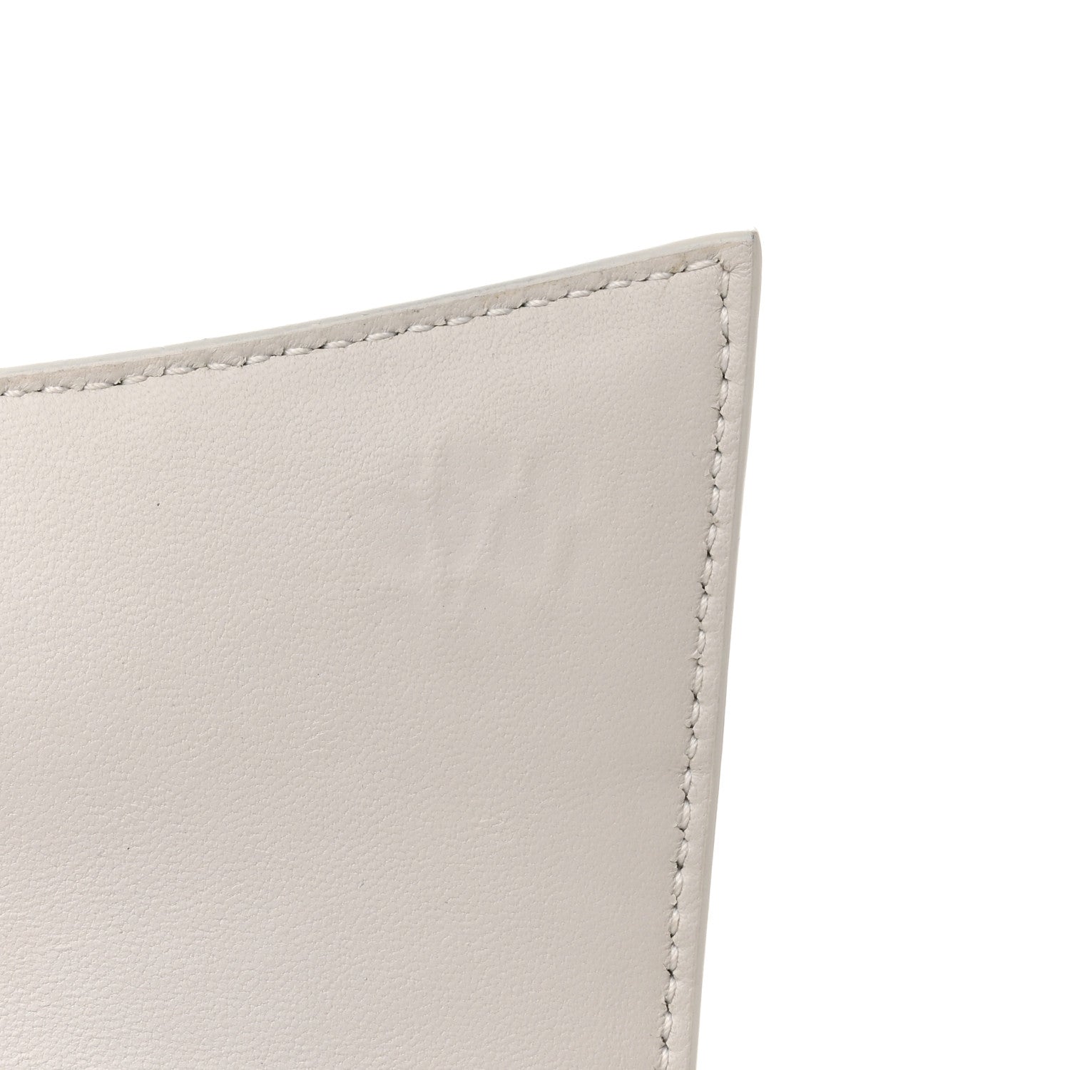 Balenciaga Shiny Calfskin Crocodile Embossed Hourglass Top Handle Bag XS White 10 of 11