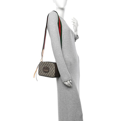 Gucci GG Supreme Monogram Web Neo Vintage Shoulder Bag Beige New Acero Crop 2 of 10